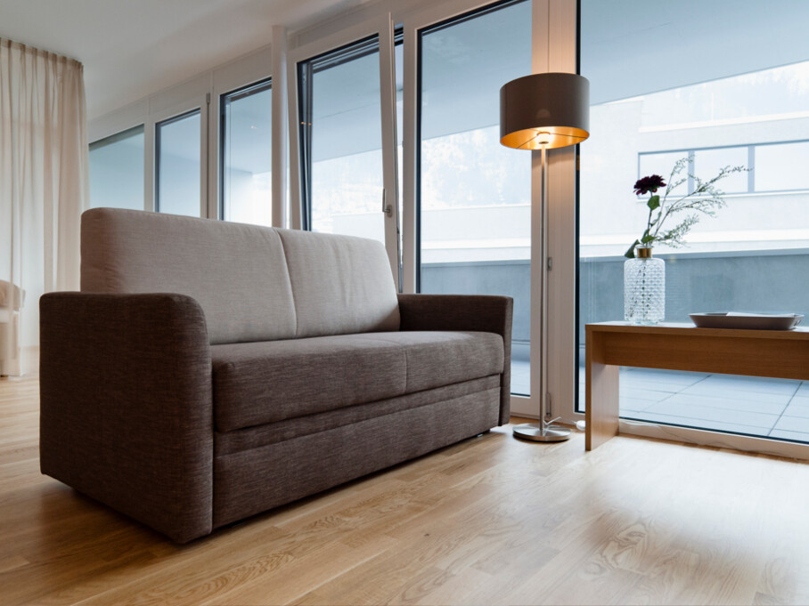wohnen-dornbirn.at | Wohnzimmer im Studio Apartement